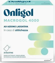 ONLIGOL Macrogol 4000 20 Bustine Monouso 10 g